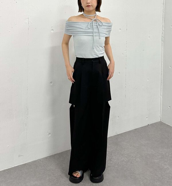archives「ギャザーオフショルカットＴＯＰＳ」|タンクトップ|