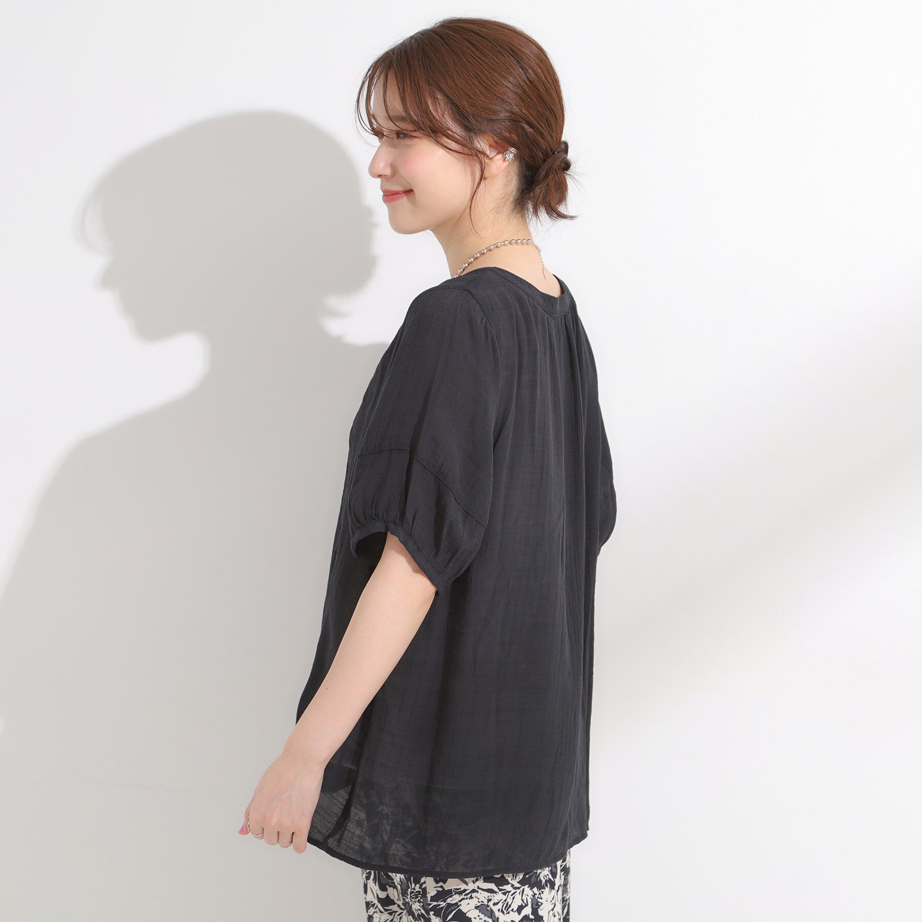 SHOO･LA･RUE「【S-LL/2点セット】リボン使いがアクセント はしごレースブラウス＋タンクトップ」|その他|