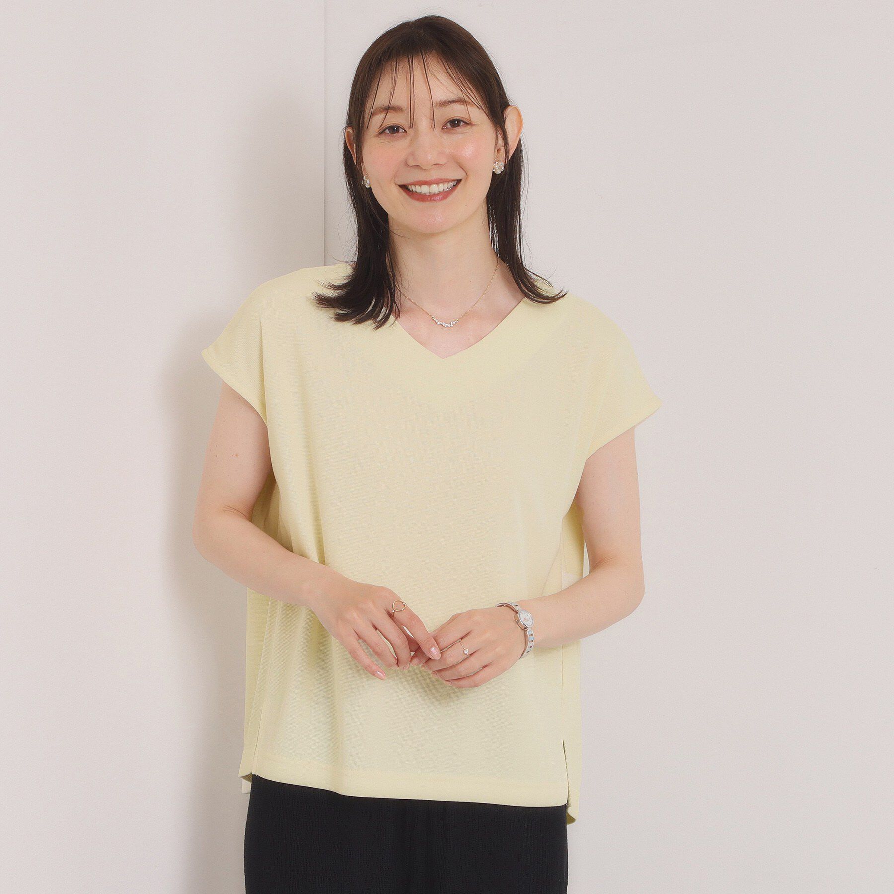 ITS&rsquo;DEMO「【冷感／速乾】Vネックカットプルオーバー」|Tシャツ・カットソー|