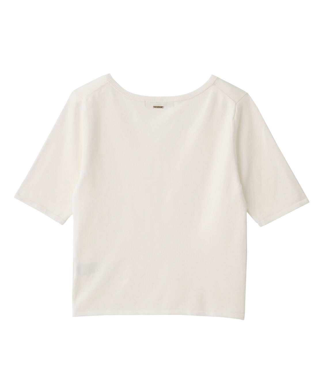 COCO DEAL「シルクブレンドUネックニットトップス」|ニット・セーター|