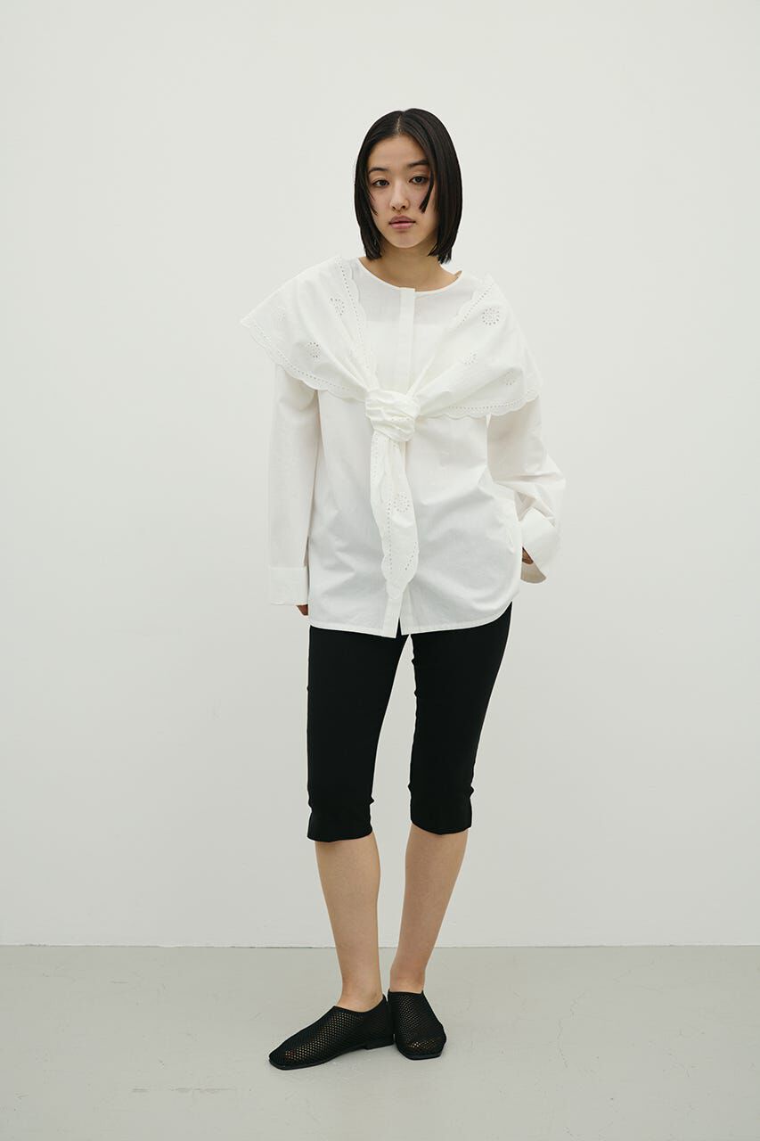 STYLEMIXER「カットワークカラーブラウス」|Tシャツ・カットソー|