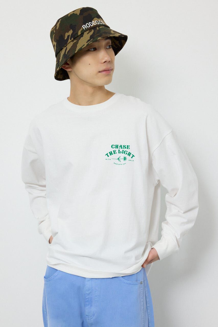 RODEO CROWNS「サークルフラワー長袖Tシャツ」|Tシャツ・カットソー|