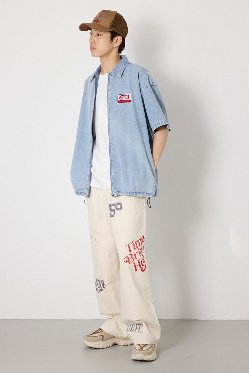 RODEO CROWNS「Coolist Denim ZIPシャツ」|シャツ・ブラウス|