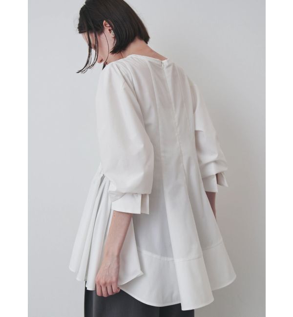 ELENDEEK「ASYME VOLUME HEM BL」|シャツ・ブラウス|