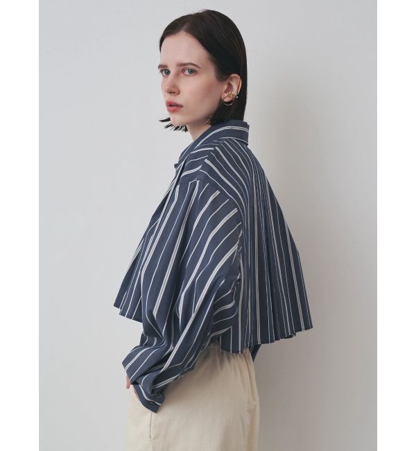 ELENDEEK「STRIPE LAYERED SH」|シャツ・ブラウス|