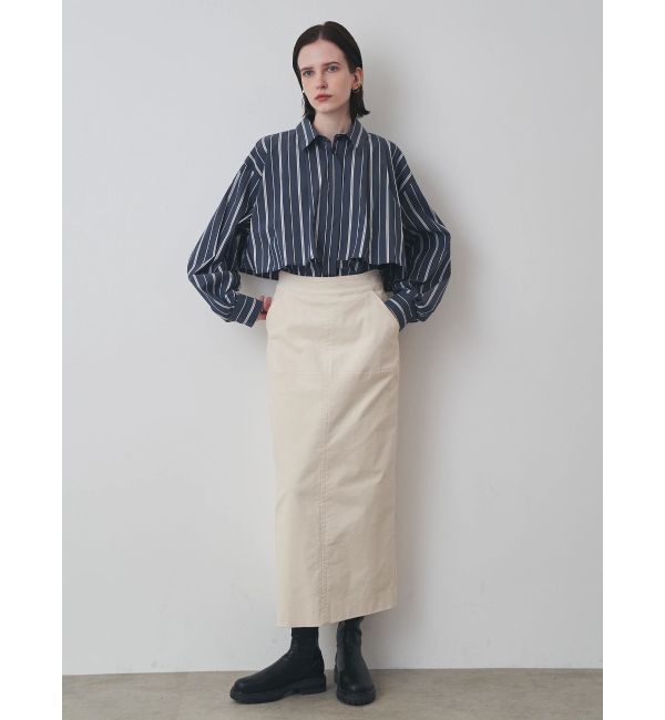 ELENDEEK「STRIPE LAYERED SH」|シャツ・ブラウス|