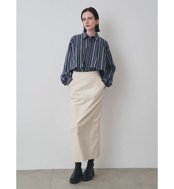 ELENDEEK「STRIPE LAYERED SH」|シャツ・ブラウス|