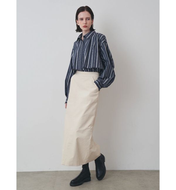 ELENDEEK「STRIPE LAYERED SH」|シャツ・ブラウス|