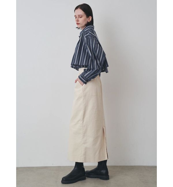 ELENDEEK「STRIPE LAYERED SH」|シャツ・ブラウス|