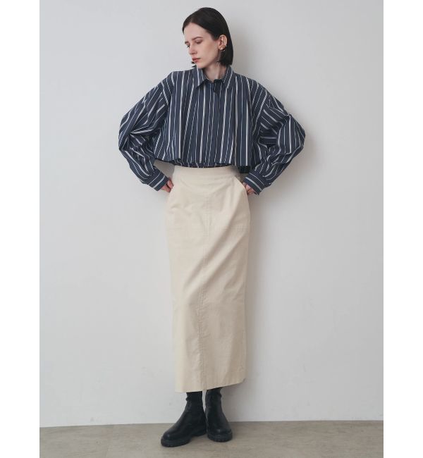 ELENDEEK「STRIPE LAYERED SH」|シャツ・ブラウス|