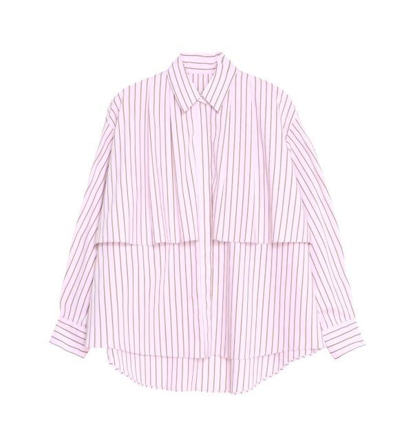 ELENDEEK「STRIPE LAYERED SH」|シャツ・ブラウス|