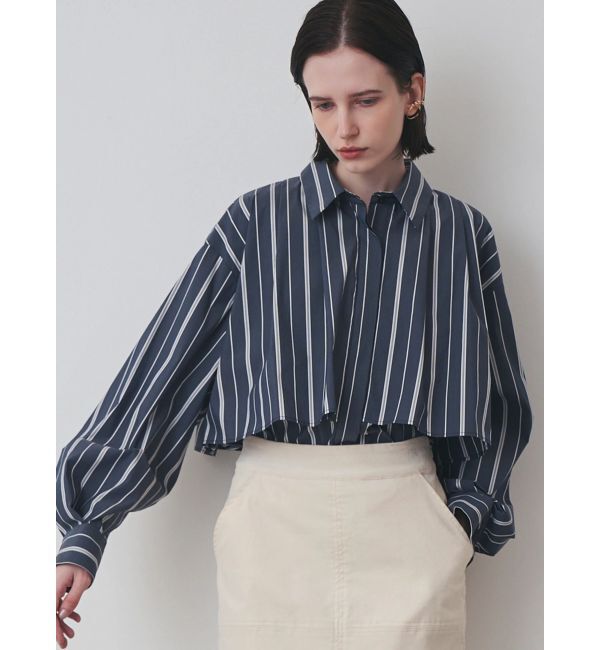 ELENDEEK「STRIPE LAYERED SH」|シャツ・ブラウス|