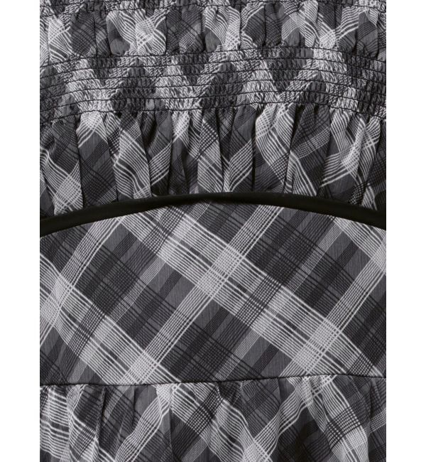 MERCURYDUO「チェックシャーリングワンピース」|ワンピース|