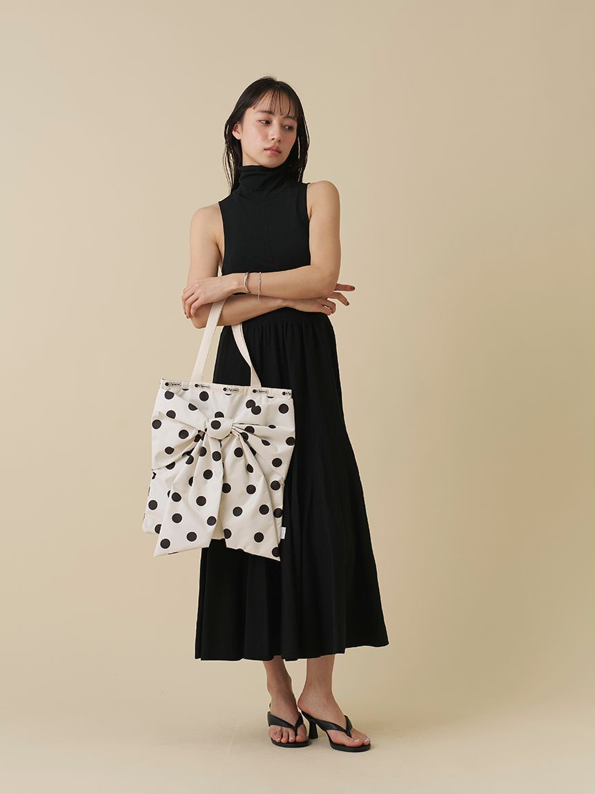 SNIDEL「バックオープンデザインロングニットワンピース」|ワンピース|
