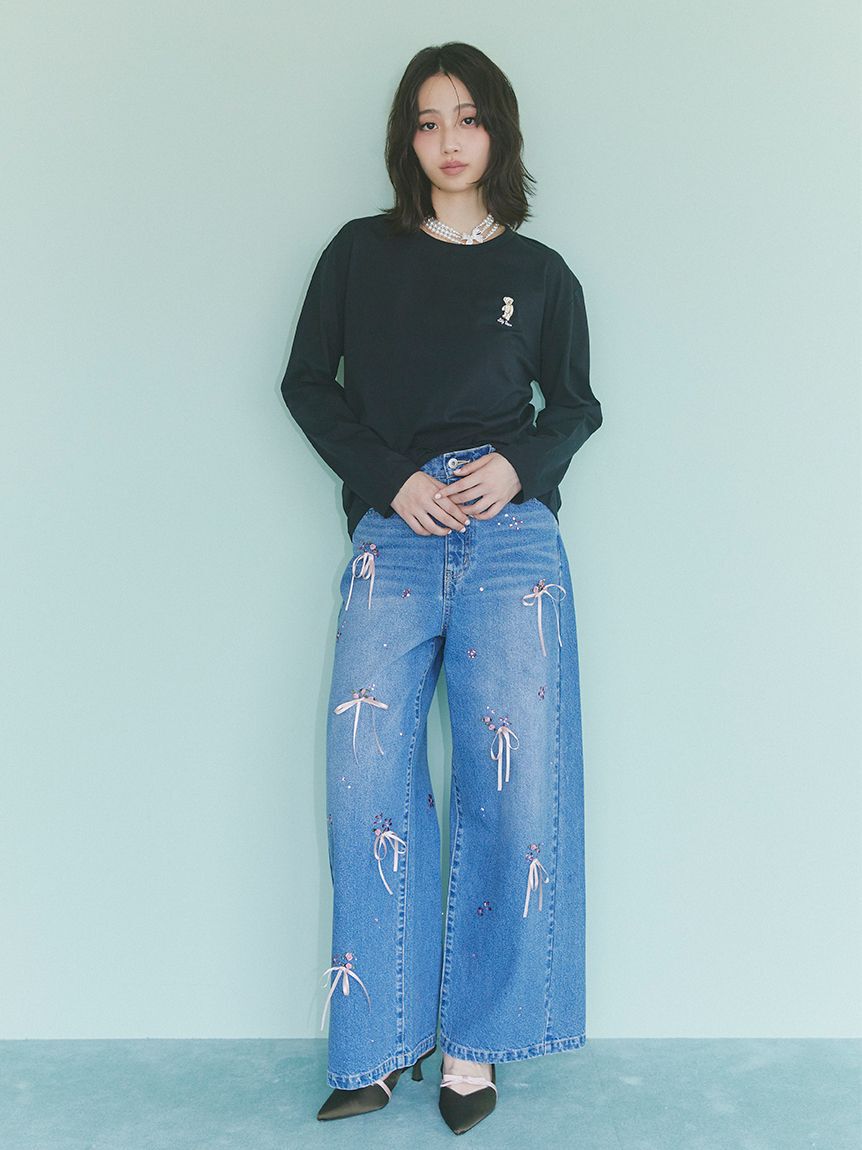 LILY BROWN「【限定カラー】【Lily Bear】アニバーサリーＴシャツ」|Tシャツ・カットソー|
