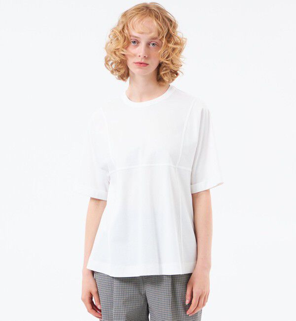 MACKINTOSH PHILOSOPHY「【CRANWELL SHIRTS(クランウェルシャツ)】ハイゲージコットンジャージ製」|Tシャツ・カットソー|オフホワイト