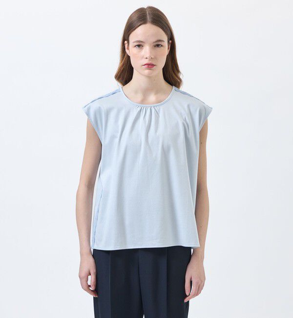 MACKINTOSH PHILOSOPHY「レースコンビフレンチスリーブカットソー」|Tシャツ・カットソー|