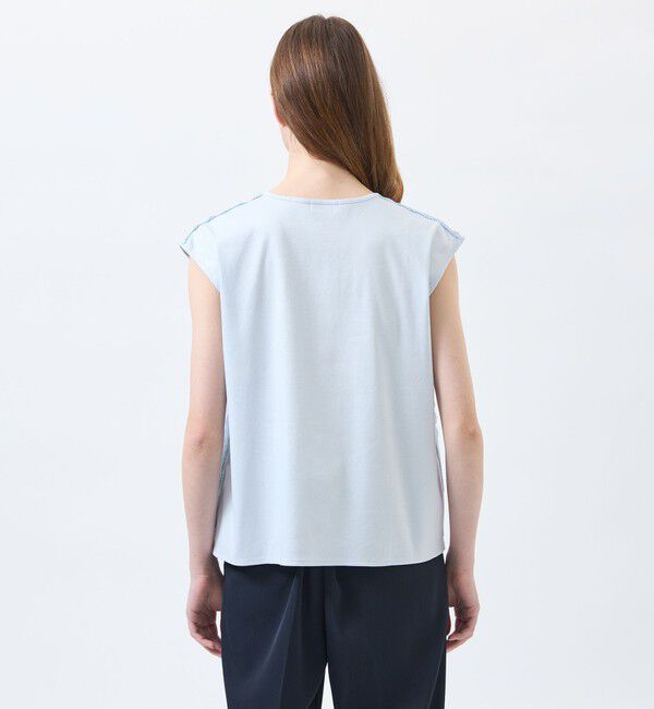MACKINTOSH PHILOSOPHY「レースコンビフレンチスリーブカットソー」|Tシャツ・カットソー|