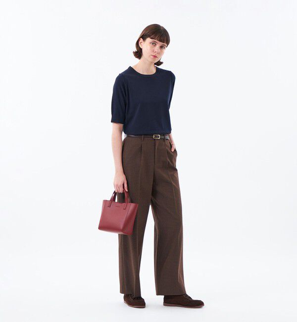 MACKINTOSH PHILOSOPHY「レーヨンミックスハーフスリーブニット」|ニット・セーター|