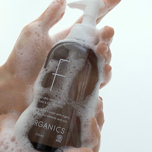 F ORGANICS「ナチュラルハンドウォッシュN ローズ＆シダーウッド 【F ORGANICS】」|ハンドケア|