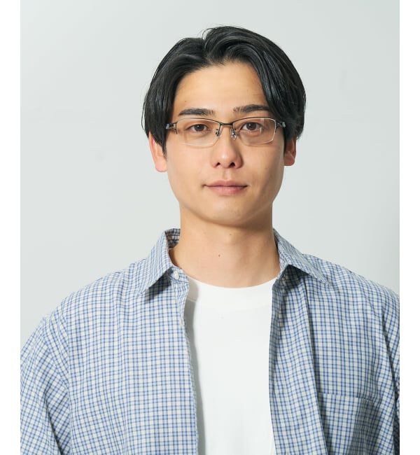  「 ウェリントン型 メガネ | 軽量 眼鏡 伊達めがね メタル BASIC METAL (ベーシックメタル) レンズ交換券付」|メガネ|