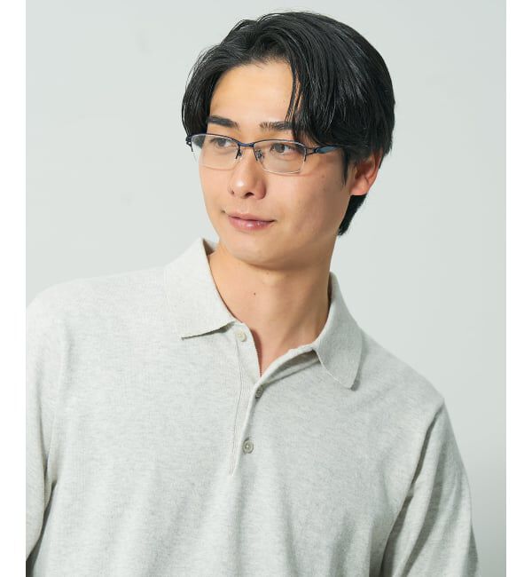  「 ウェリントン型 メガネ | 軽量 眼鏡 伊達めがね メタル BASIC METAL (ベーシックメタル) レンズ交換券付」|メガネ|