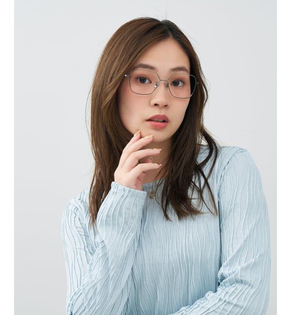  「FASHION ウェリントン型 メガネ | 軽量 メタル 高級感 FASHION レンズ交換券付」|メガネ|