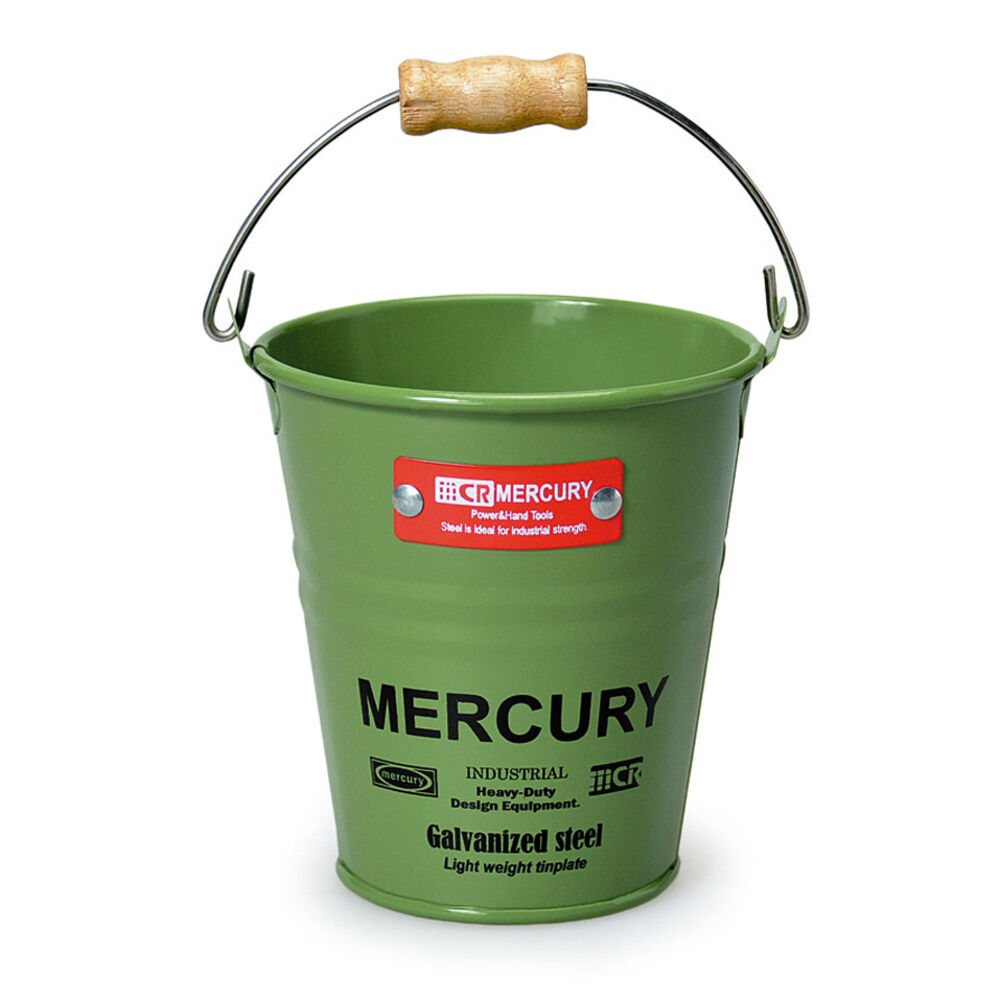 MERCURY「マーキュリー バケツ 通販 ブリキバケツ 雑貨 おしゃれ MERCURY ミニバケツ ブリキ」|その他|グリーン1