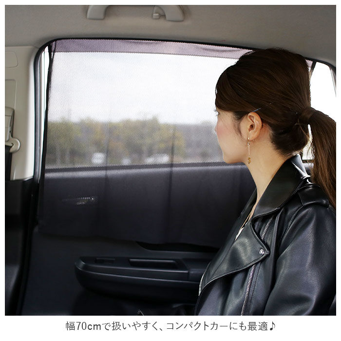 BACKYARD FAMILY「R&times;L アールエル 車 カーテン マグネット 通販 2枚入り 車内 サンシェード 後部座席 窓」|その他|