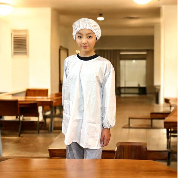 BACKYARD FAMILY「オグランジャパン 割烹着 キッズ 子供用 通販 白衣 スモック エプロン 給食着 給食服」|その他|