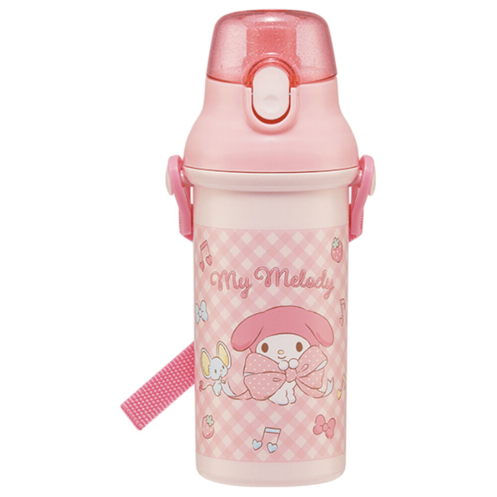 BACKYARD FAMILY「水筒 キャラクター キッズ 480ml 通販 直飲み 食洗機 かわいい ワンタッチ 子供 子ども」|食器・キッチングッズ|ピンク2