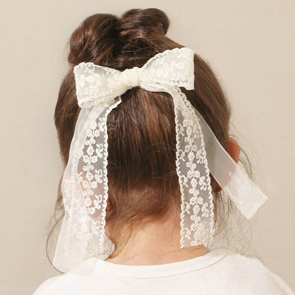 BACKYARD FAMILY「RORA ヘアゴム 通販 ローラ エレノア 髪ゴム ヘアアクセサリー 髪飾り キッズ 子供 子ども」|ヘアゴム・シュシュ|ホワイト1