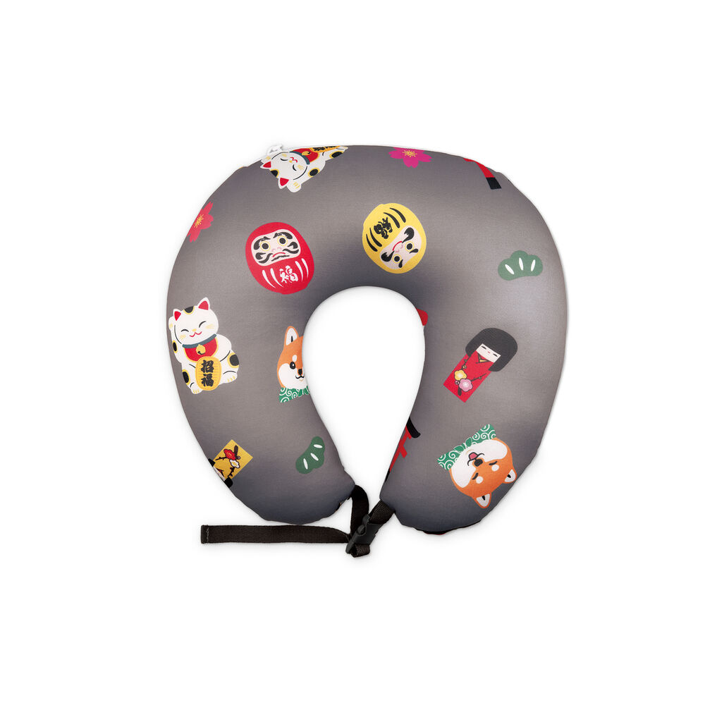 BACKYARD FAMILY「ネックピロー 2way 通販 ネッククッション 首枕 トラベルピロー ネック枕」|その他|レッド2