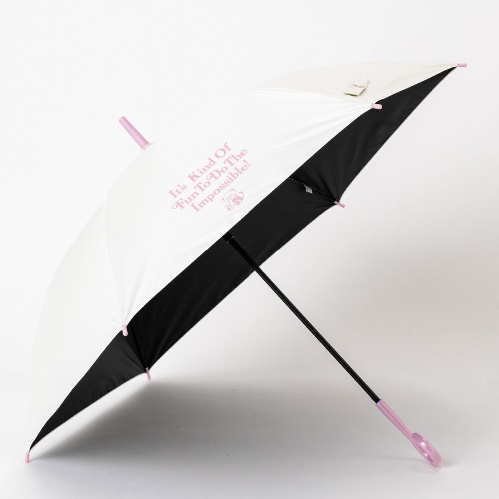 BACKYARD FAMILY「傘 58cm 女の子 小学生 通販 長傘 ジャンプ傘 キッズ ジュニア 晴雨兼用傘 雨傘 日傘」|傘|ホワイト1