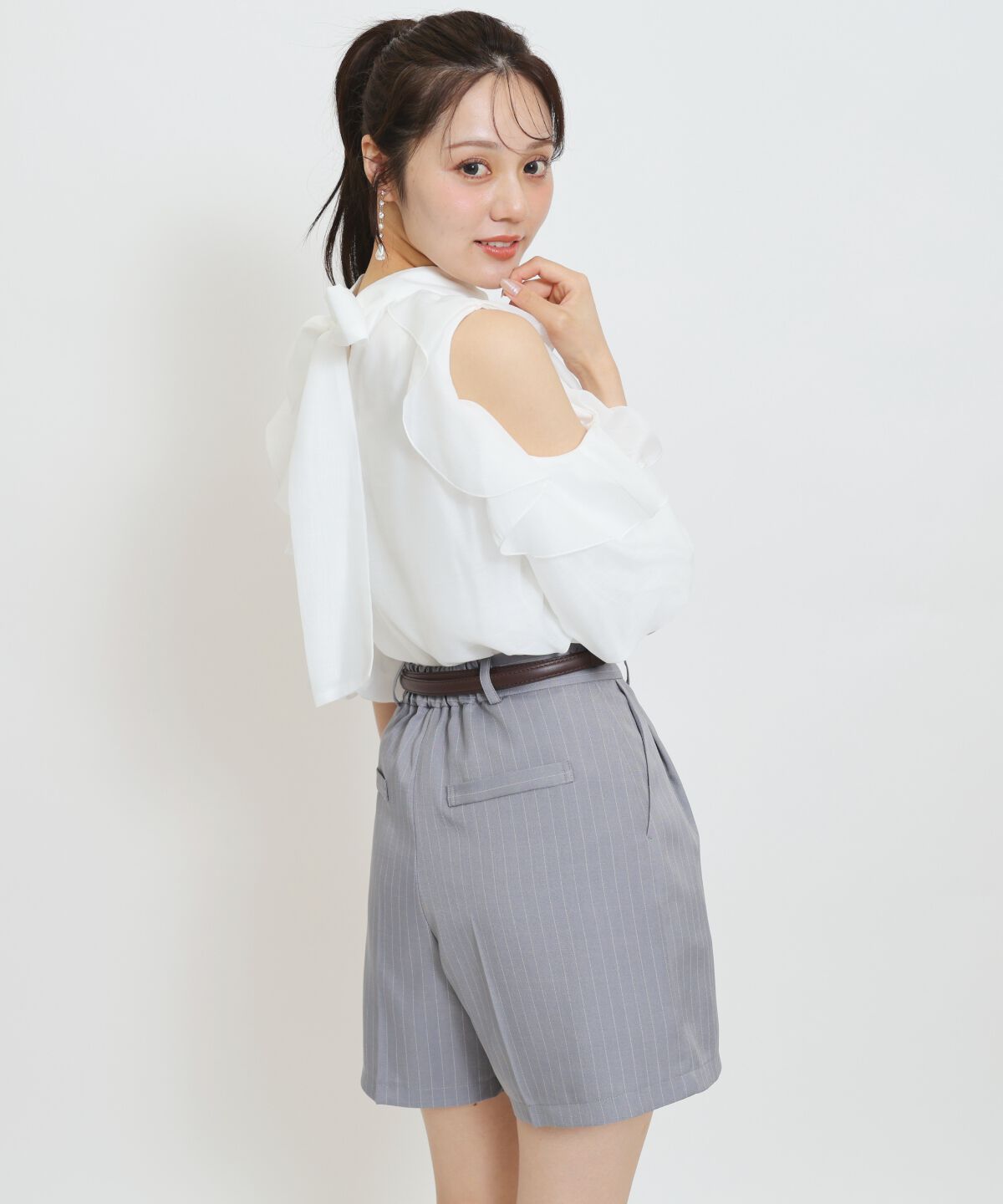 WILLSELECTION「センタータックショートパンツ」|キュロット|