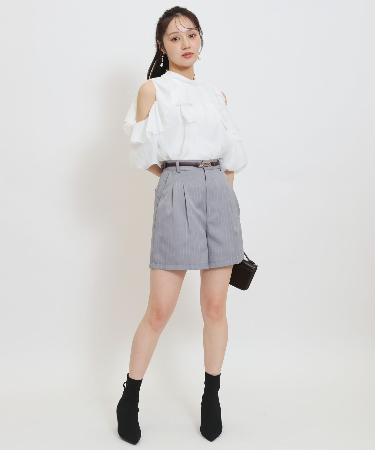 WILLSELECTION「センタータックショートパンツ」|キュロット|