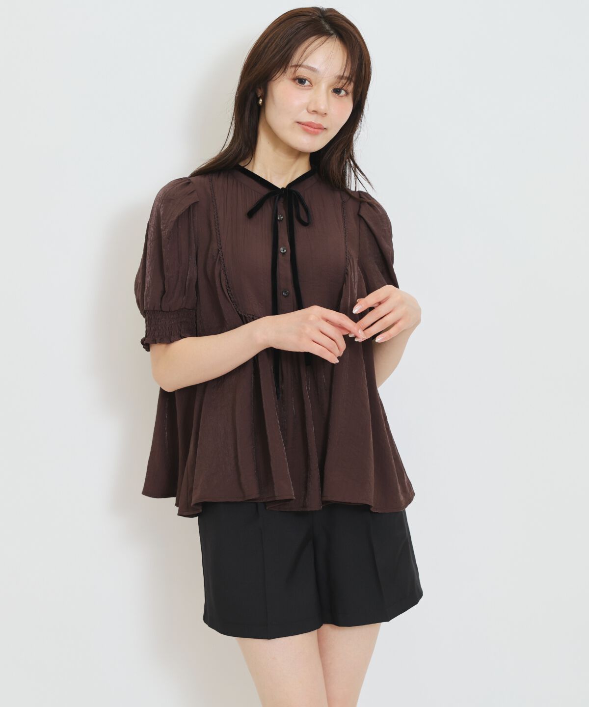 WILLSELECTION「センタータックショートパンツ」|キュロット|