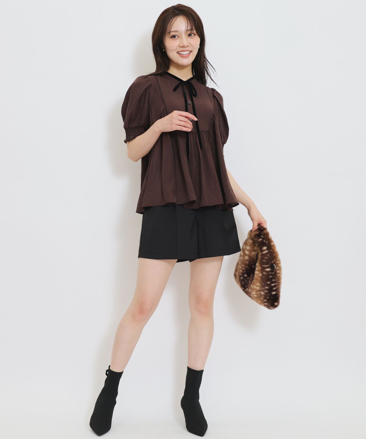 WILLSELECTION「センタータックショートパンツ」|キュロット|
