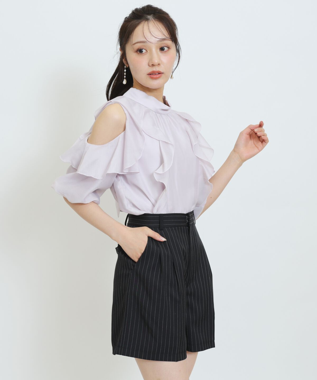 WILLSELECTION「センタータックショートパンツ」|キュロット|