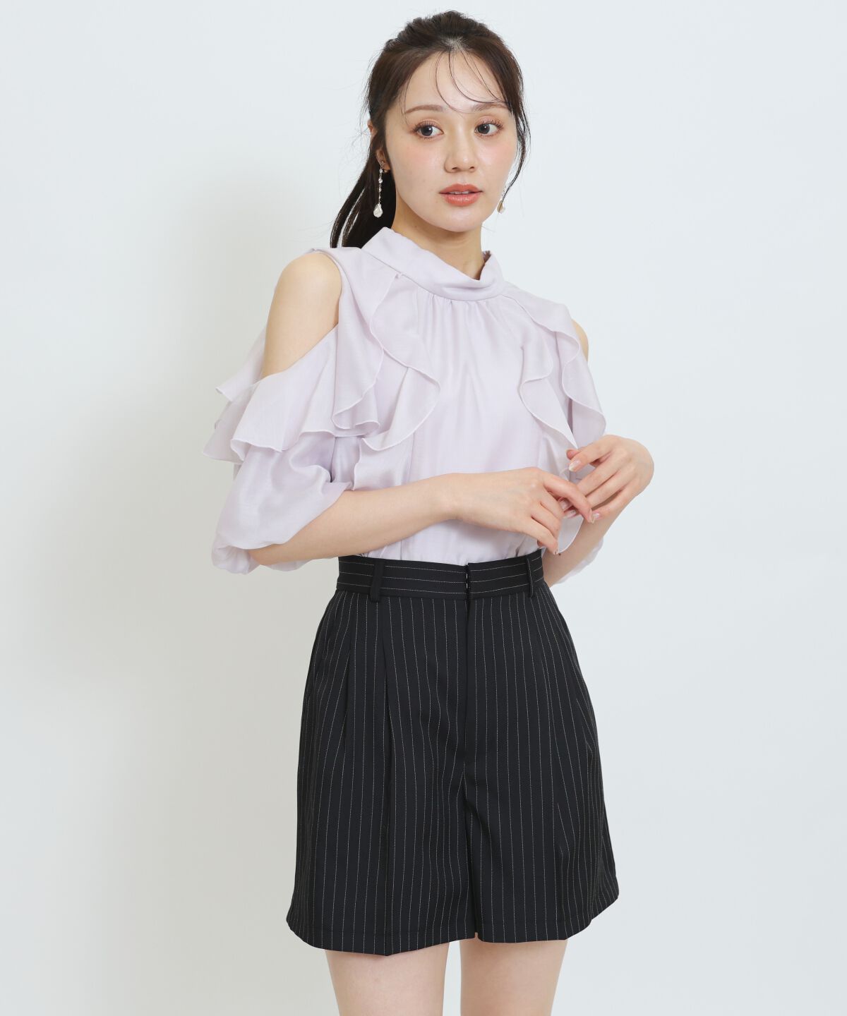WILLSELECTION「センタータックショートパンツ」|キュロット|