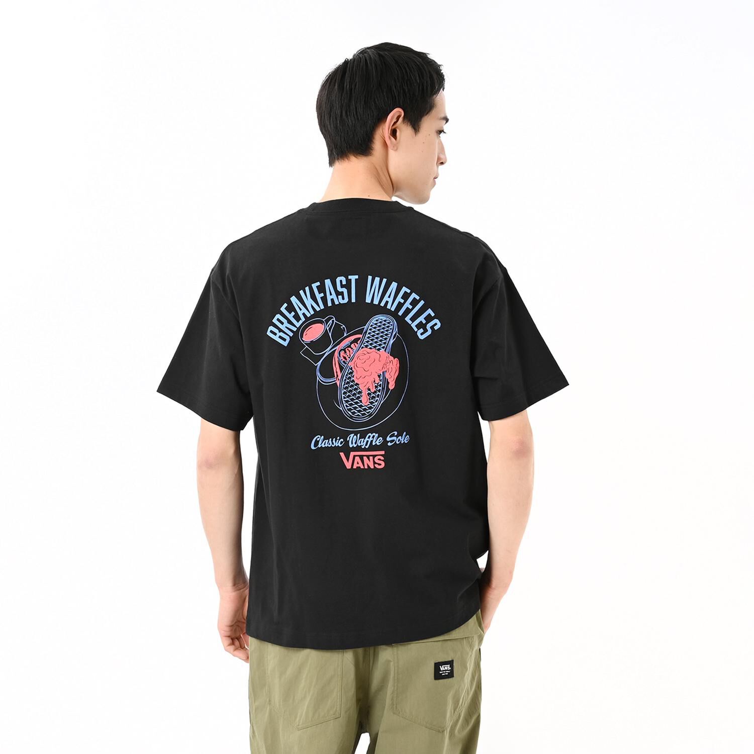 VANS「【VANSｱﾊﾟﾚﾙ(WJ)】M Breakfast Waffles PKT TEE」|Tシャツ・カットソー|