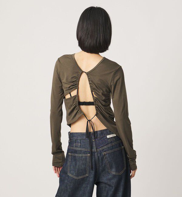 AEWEN MATOPH「＜AEWEN MATOPH＞バックデザインカットソー」|Tシャツ・カットソー|