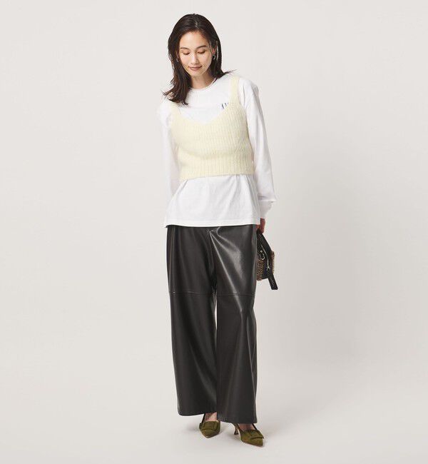UNITED ARROWS「モヘヤ アゼ キャミソール ニット」|ニット・セーター|