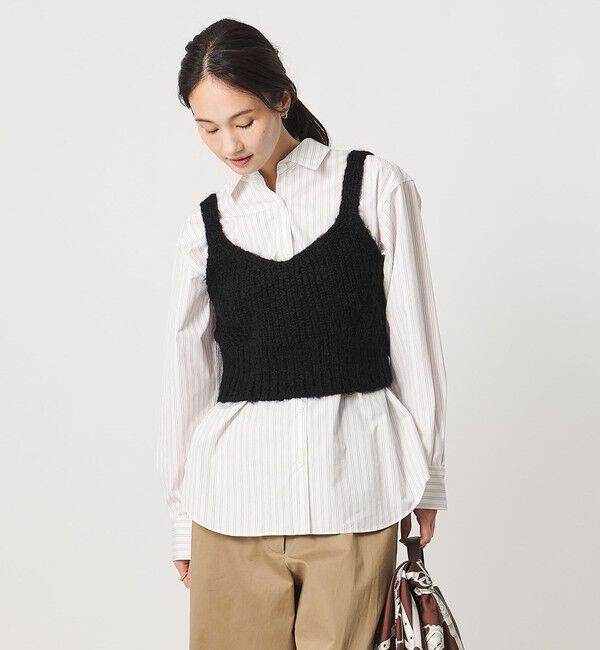 UNITED ARROWS「モヘヤ アゼ キャミソール ニット」|ニット・セーター|