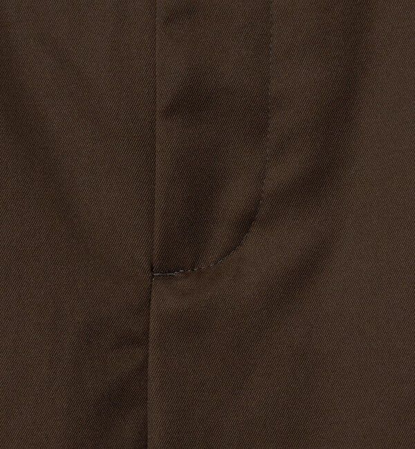 AEWEN MATOPH「＜AEWEN MATOPH＞ハイウエスト ベルト カーブパンツ ウォッシャブル」|チノ|