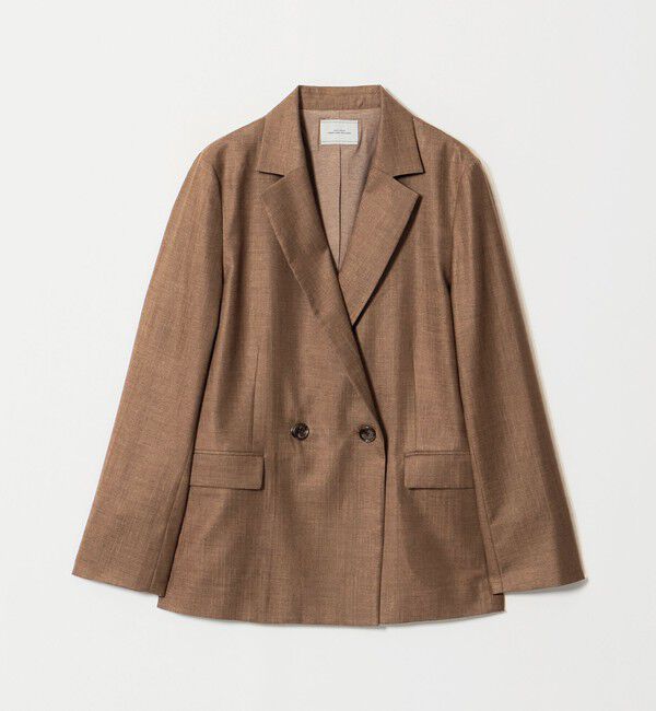 UNITED ARROWS green label relaxing「［size SHORTあり］トリアセ ライト ダブルジャケット  UVカット 通気性」|テーラードジャケット|