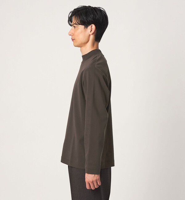 UNITED ARROWS green label relaxing「L/A ポンチ ブラッシュド モックネック カットソー」|Tシャツ・カットソー|