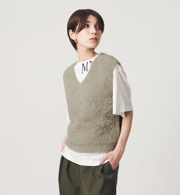 BEAUTY&YOUTH UNITED ARROWS「2WAY シャギーニットベスト」|ベスト・ジレ|