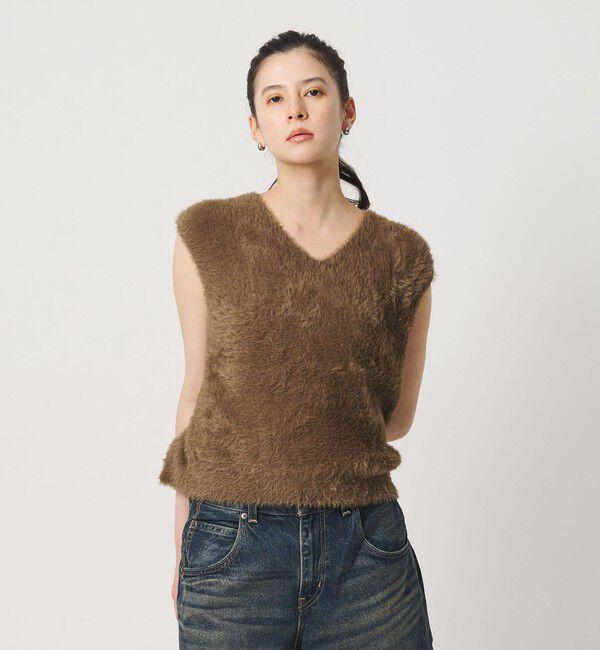 BEAUTY&YOUTH UNITED ARROWS「2WAY シャギーニットベスト」|ベスト・ジレ|MD.BROWN