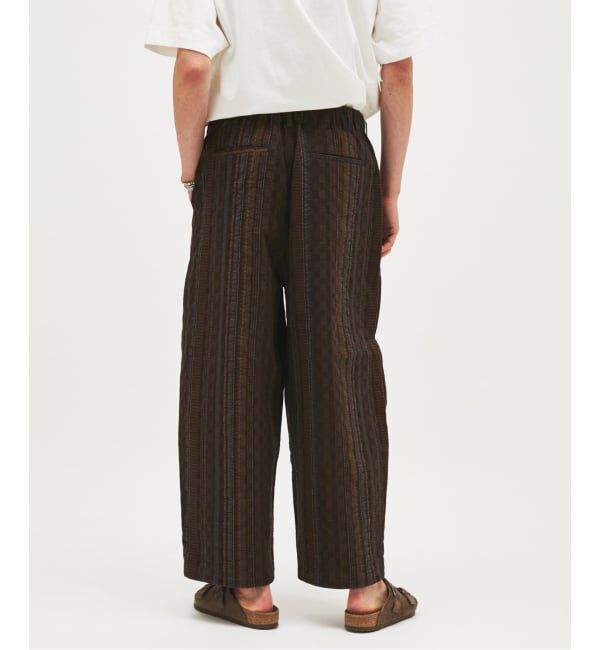 JOURNAL STANDARD「ストライプ ジャガード ワイド パンツ」|その他|